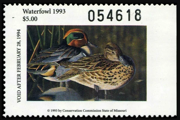 Missouri waterfowl stamp 1993