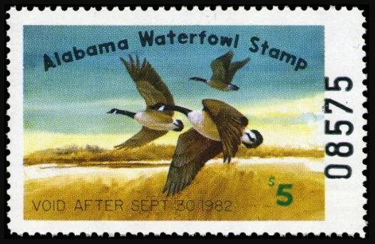 Alabama Waterfowl Stamp 1981