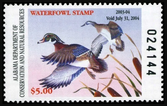 Alabama Waterfowl Stamp 2003
