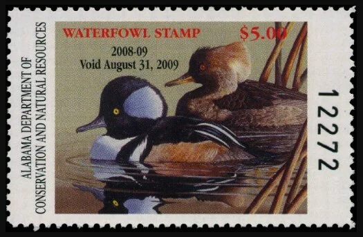 Alabama Waterfowl Stamp 2008