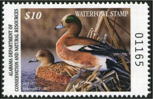 Alabama Waterfowl Stamp 2016