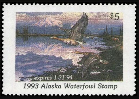Alaska Waterfowl Stamp 1993